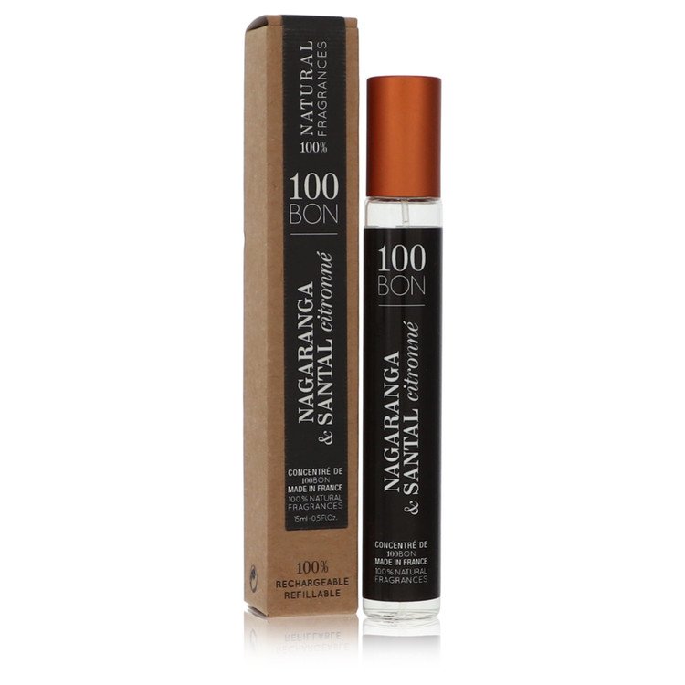 100 Bon Nagaranga & Santal Citronne by 100 Bon Mini Concentree De Parfum (Unisex Refillable) .5 oz