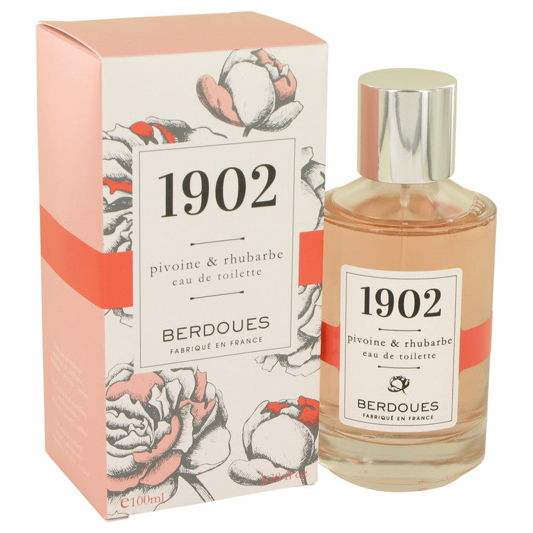 1902 Pivoine & Rhubarbe by Berdoues Eau De Toilette Spray 3.38 oz