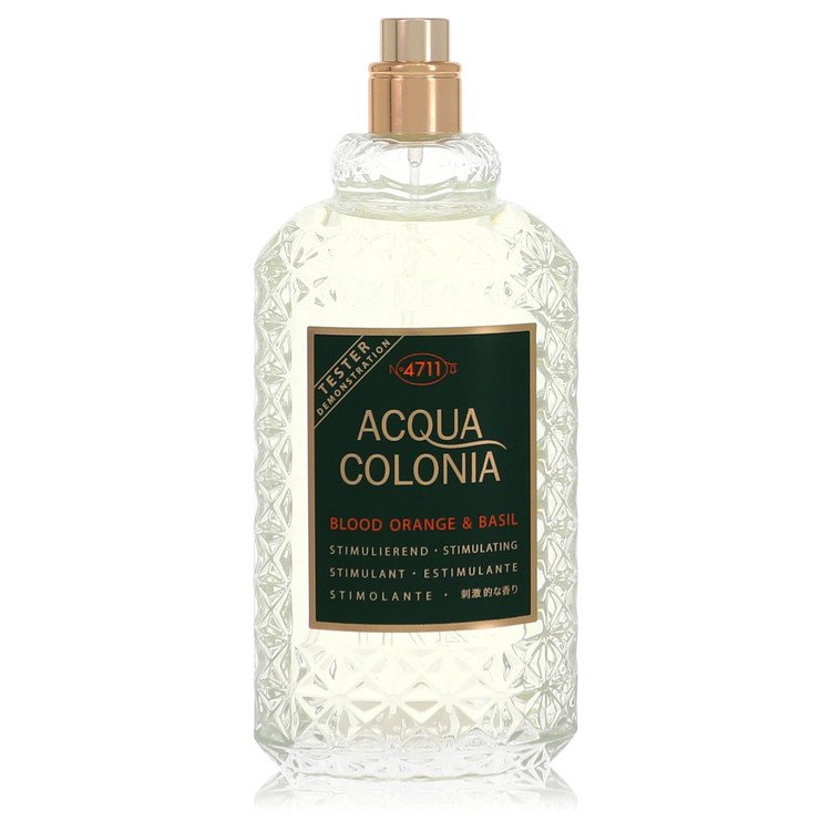 4711 Acqua Colonia Blood Orange & Basil by 4711 Eau De Cologne Spray (Unisex Tester) 5.7 oz