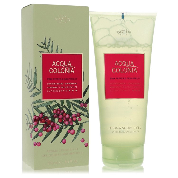 4711 Acqua Colonia Pink Pepper & Grapefruit by 4711 Shower Gel 6.8 oz