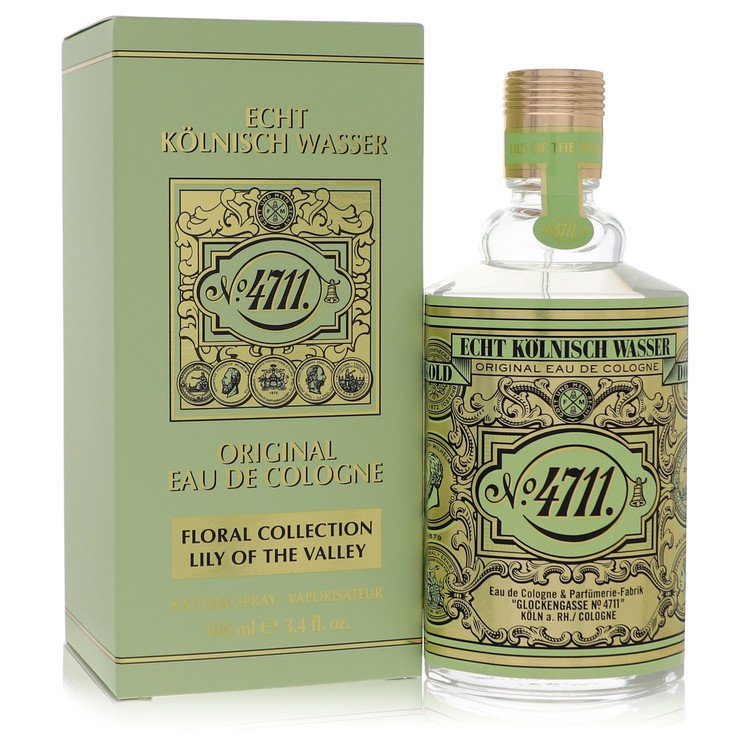 4711 Floral Collection Lily of the Valley by 4711 Eau De Cologne Spray (Unisex) 3.4 oz