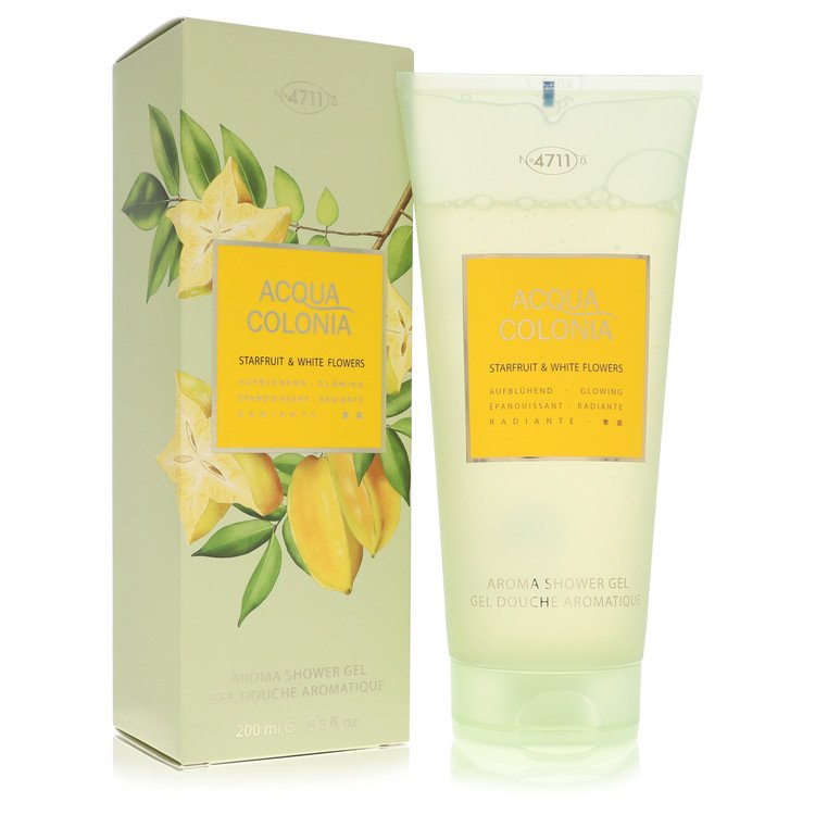 4711 Acqua Colonia Starfruit & White Flowers by 4711 Shower Gel (Unisex) 6.8 oz