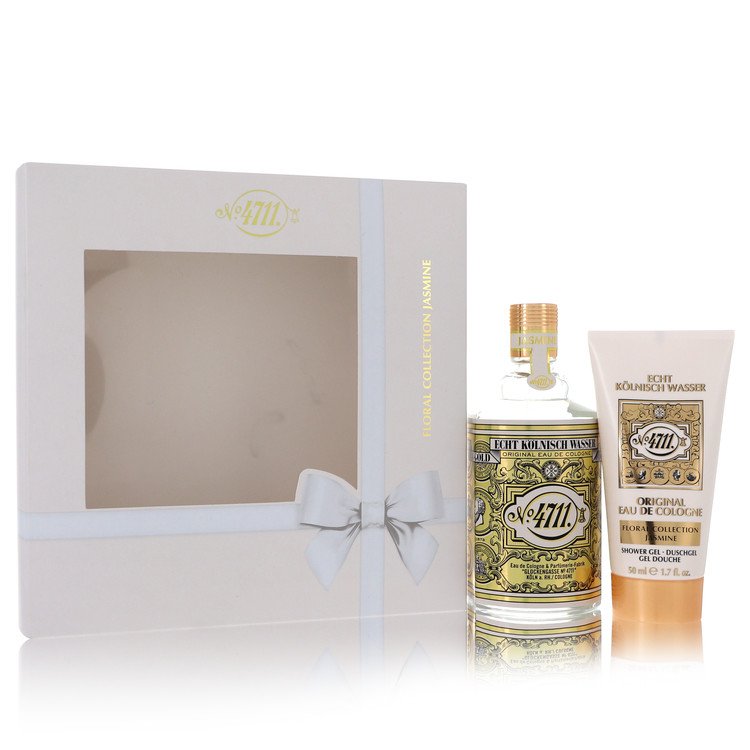 4711 Floral Collection Jasmine by 4711 Gift Set (Unisex) -- 3.4 oz Cologne Spray + 1.7 oz Shower Gel