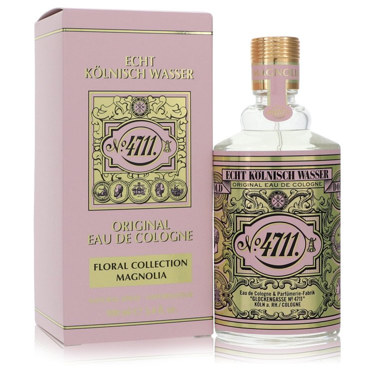 4711 Floral Collection Magnolia by 4711 Eau De Cologne Spray (Unisex) 3.4 oz