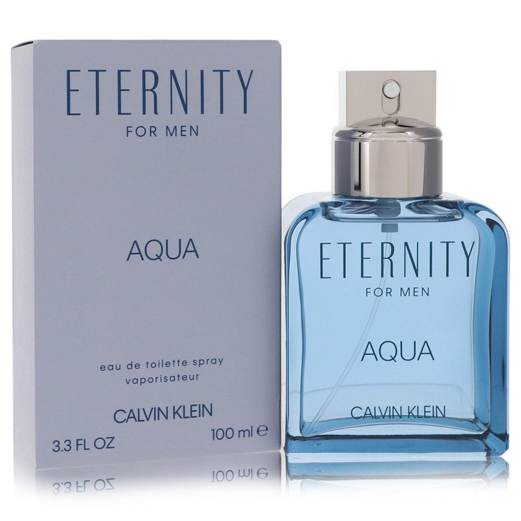 Eternity Aqua by Calvin Klein Eau De Toilette Spray (Unboxed) 1 oz