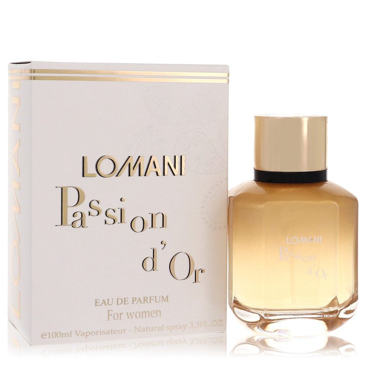 Lomani Passion D'or by Lomani Eau De Parfum Spray (Unboxed) 3.3 oz