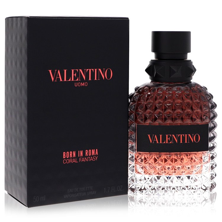 Valentino Uomo Born in Roma Coral Fantasy by Valentino Eau De Toilette Spray 3.4 oz