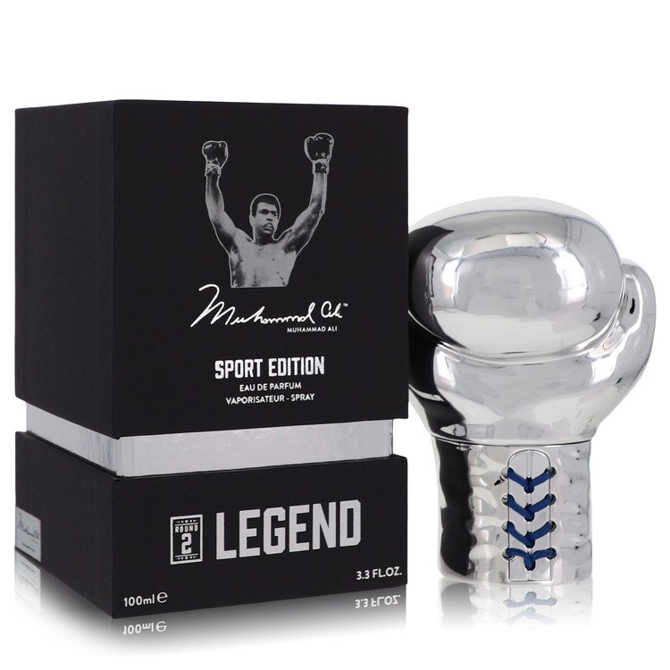 Muhammad Ali Legend Round 2 by Muhammad Ali Eau De Parfum Spray (Sport Edition Unboxed) 3.3 oz