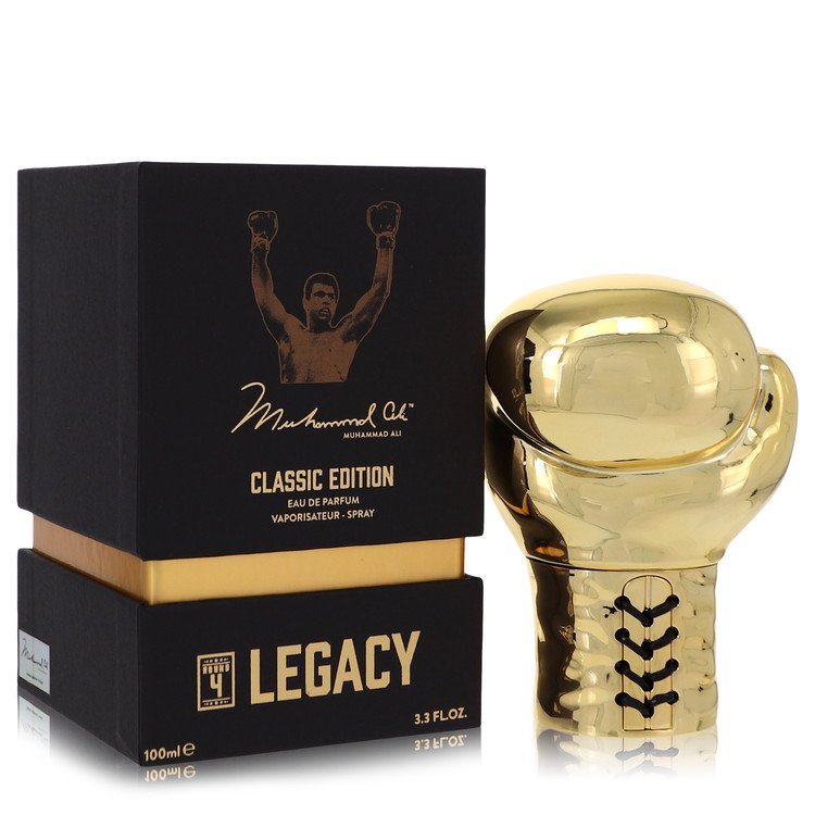 Muhammad Ali Legacy Round 4 by Muhammad Ali Eau De Parfum Spray (Classic Edition Unboxed) 3.3 oz