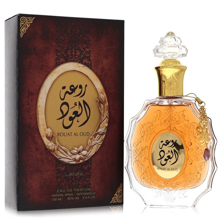 Lattafa Rouat Al Oud by Lattafa Eau De Parfum Spray (Unisex Unboxed) 3.4 oz