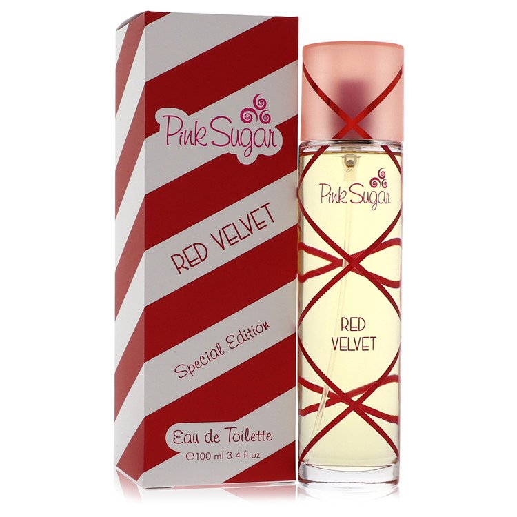 Pink Sugar Red Velvet by Aquolina Eau De Toilette Spray (Unboxed) 3.4 oz