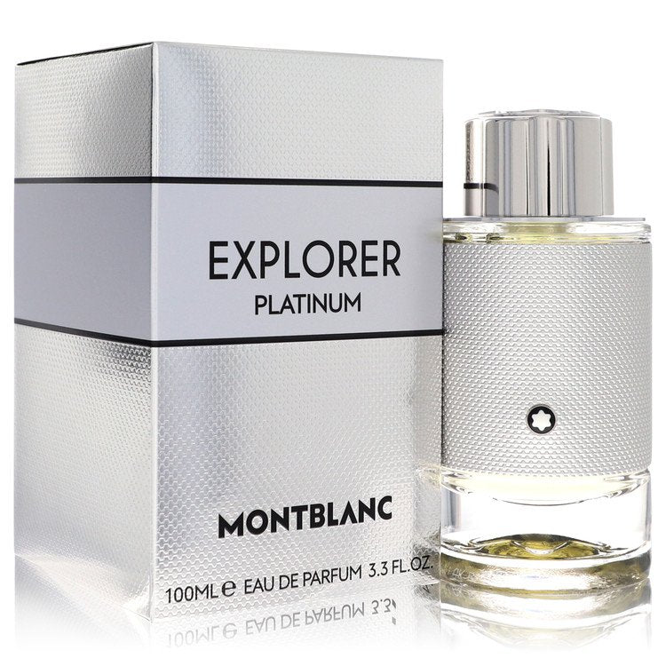 Montblanc Explorer Platinum by Mont Blanc Eau De Parfum Spray (Unboxed) 3.4 oz