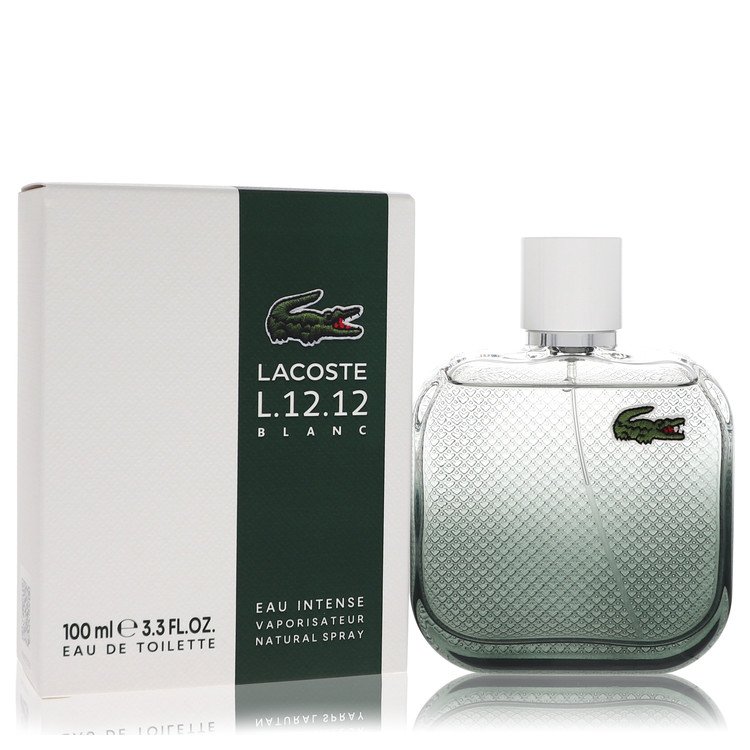 Lacoste Eau De Lacoste L.12.12 Blanc Eau Intense by Lacoste Eau De Toilette Spray (Unboxed) 3.3 oz