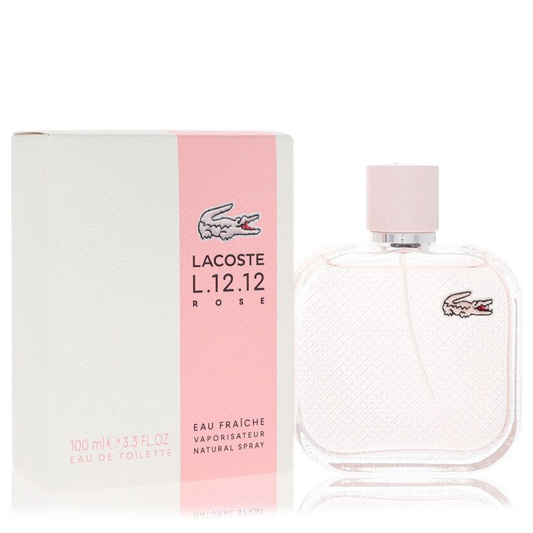 Lacoste Eau De Lacoste L.12.12 Rose Eau Fraiche by Lacoste Eau De Toilette Spray 1.1 oz