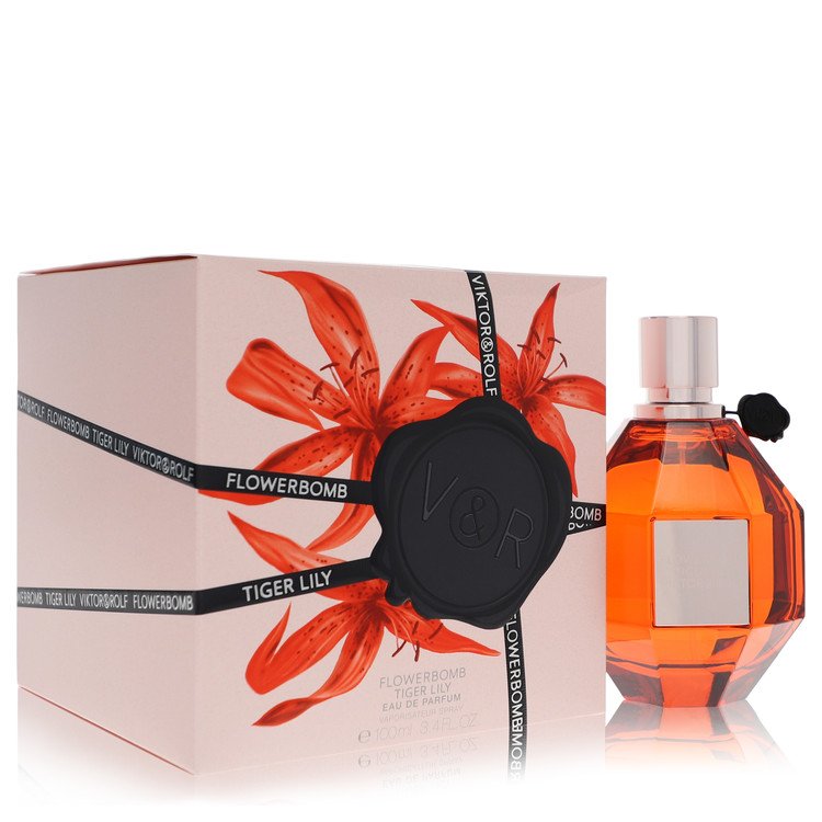 Flowerbomb Tiger Lily by Viktor & Rolf Eau De Parfum Spray (Unboxed) 3.4 oz