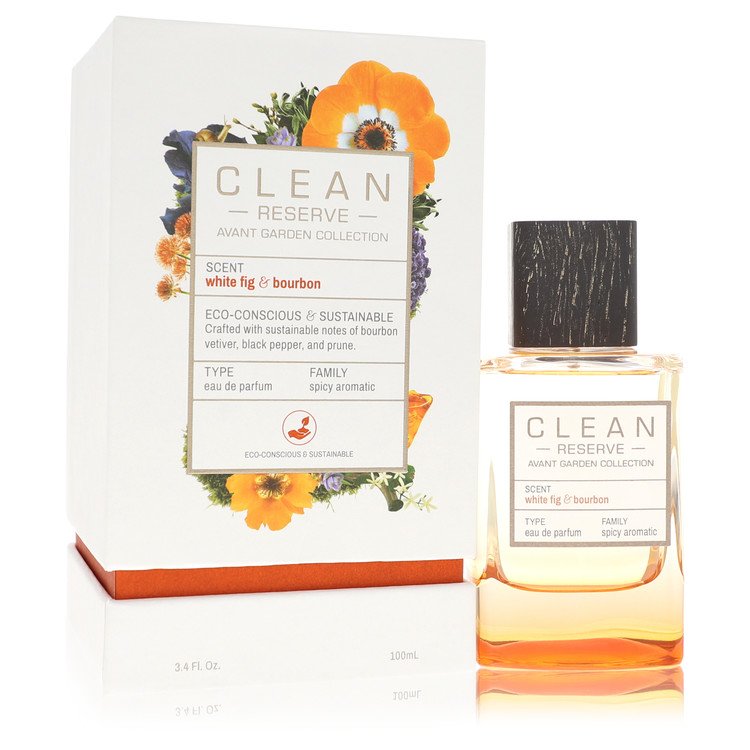 Clean Reserve White Fig & Bourbon by Clean Eau De Parfum Spray (Unisex Unboxed) 3.4 oz