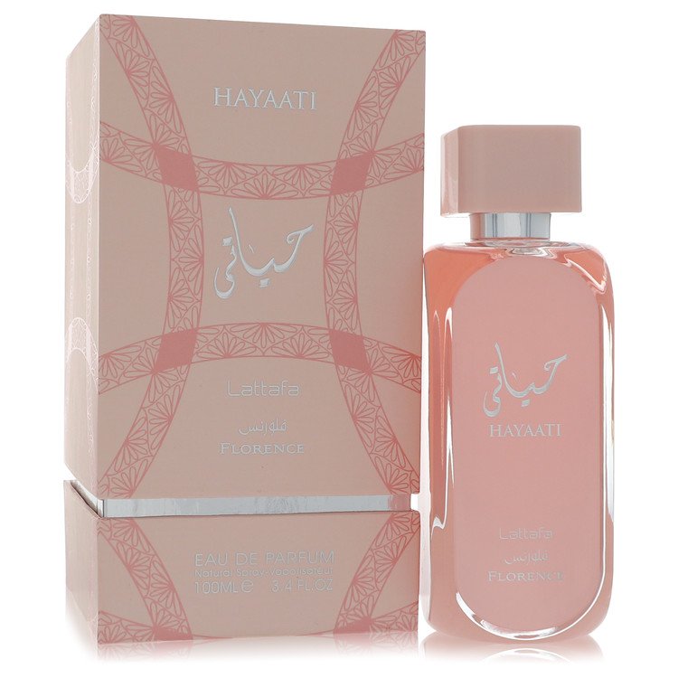 Lattafa Hayaati Florence by Lattafa Eau De Parfum Spray (Unisex Unboxed) 3.4 oz