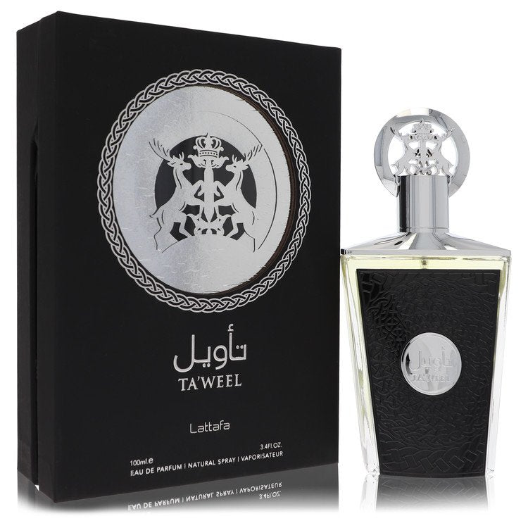 Lattafa Taweel by Lattafa Eau De Parfum Spray (Unisex) 3.4 oz