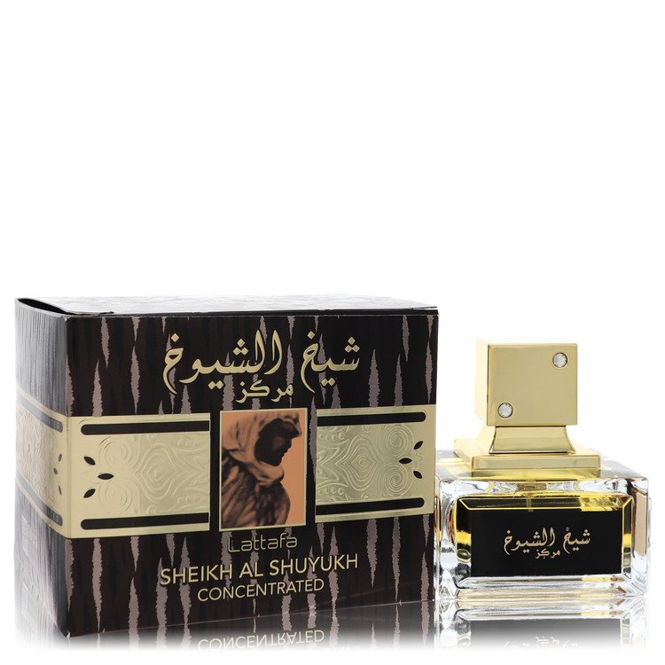 Lattafa Sheikh Al Shuyukh by Lattafa Eau De Parfum Spray Concentrated (Unisex) 3.4 oz