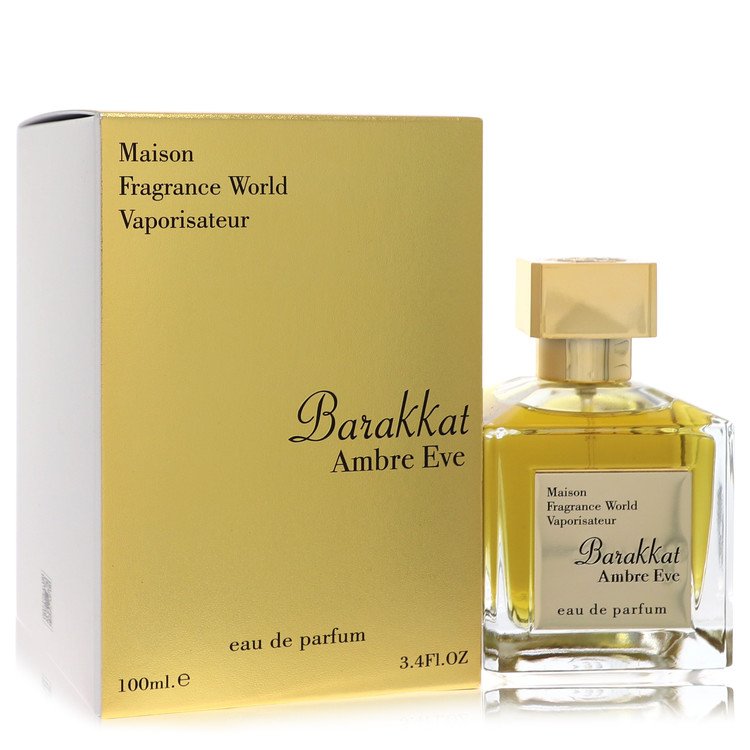 Maison Barakkat Ambre Eve by Fragrance World Eau De Parfum Spray (Unisex Unboxed) 3.4 oz