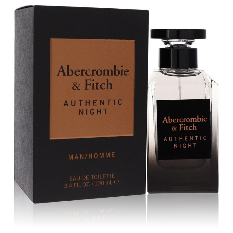 Abercrombie & Fitch Authentic Night by Abercrombie & Fitch Eau De Toilette Spray 3.4 oz