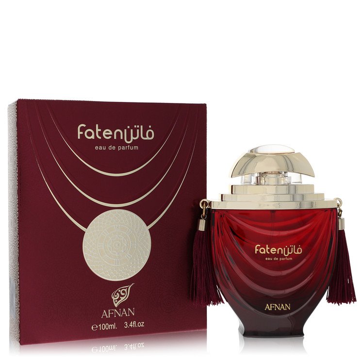 Afnan Faten Maroon by Afnan Eau De Parfum Spray (Unisex) 3.4 oz