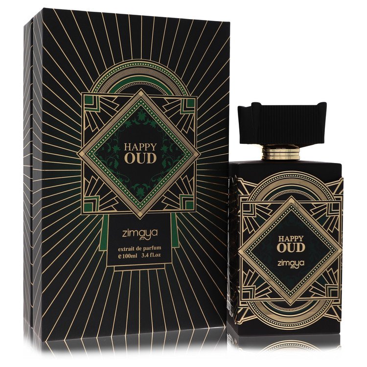 Afnan Zimaya Happy Oud by Afnan Extrait De Parfum Spray (Unisex) 3.4 oz