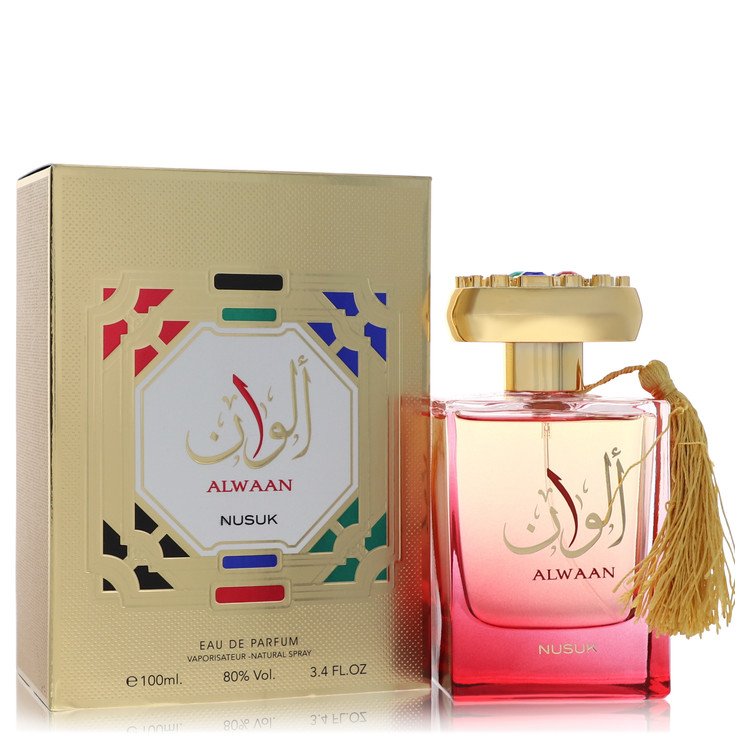 Alwaan by Nusuk Eau De Parfum Spray (Unisex) 3.4 oz