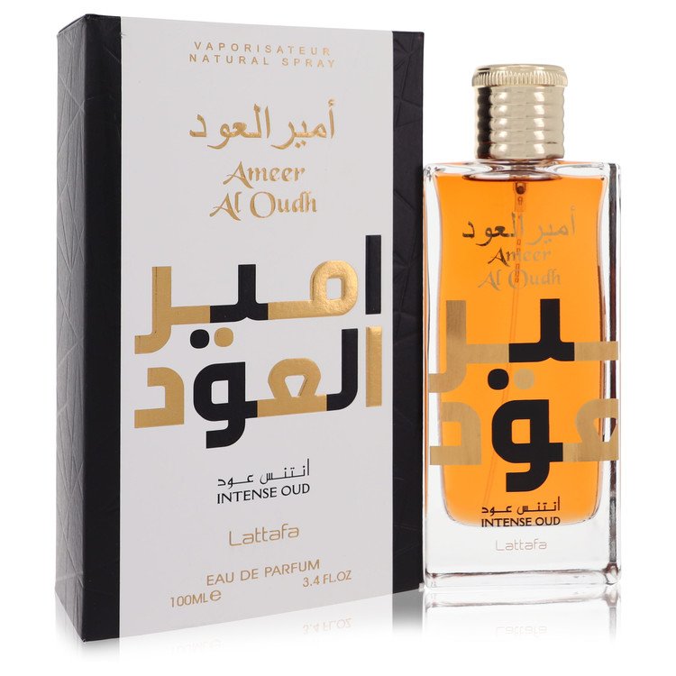 Ameer Al Oudh Intense Oud by Lattafa Eau De Parfum Spray (Unisex) 3.4 oz