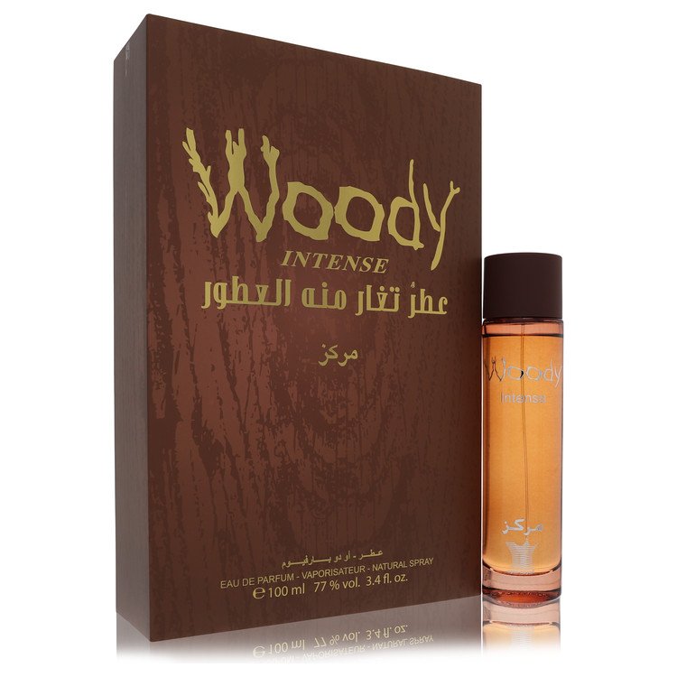 Arabian Oud Woody Intense by Arabian Oud Eau De Parfum Spray (Unisex) 3.4 oz