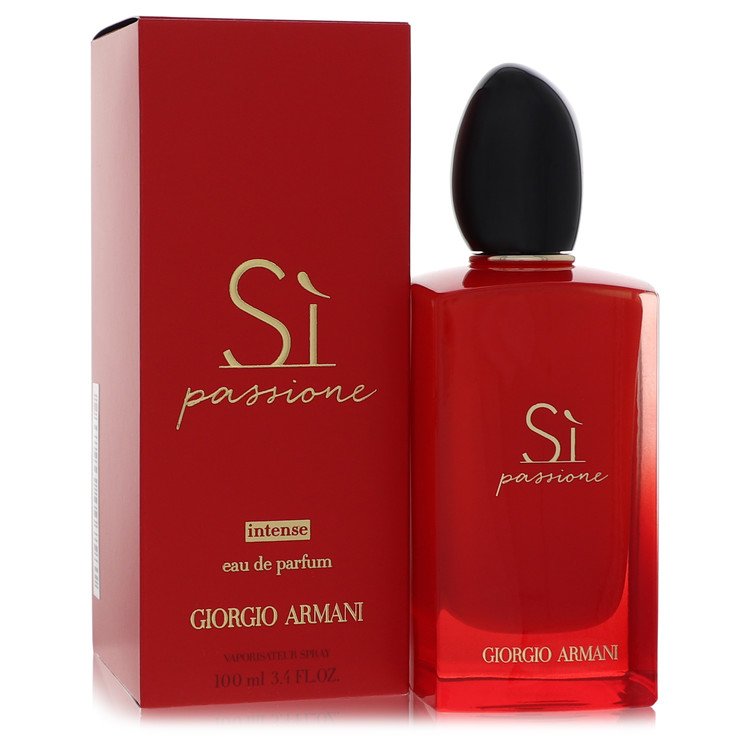 Armani Si Passione Intense by Giorgio Armani Eau De Parfum Spray 3.4 oz