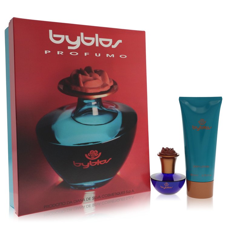 Byblos by Byblos Gift Set -- 1.68 oz Eau De Parfum Spray + 6.75 Body Lotion