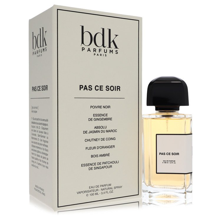 Bdk Pas Ce Soir by Bdk Parfums Eau De Parfum Spray (Unisex) 3.4 oz