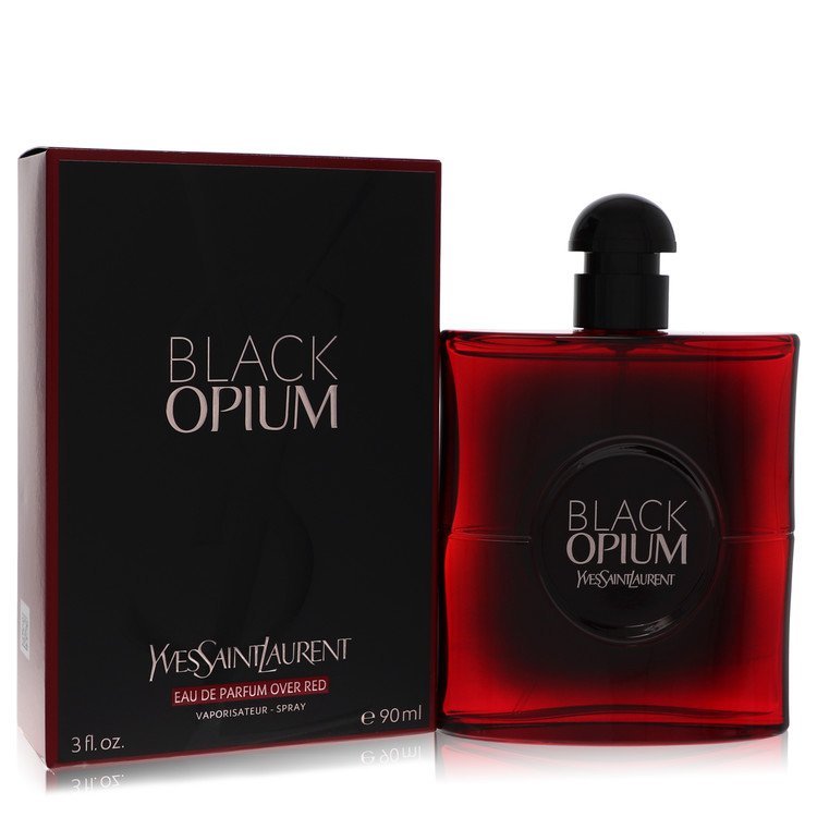 Black Opium Over Red by Yves Saint Laurent Eau De Parfum Spray 3 oz