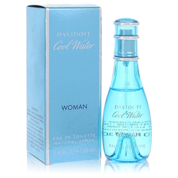 Cool Water by Davidoff Eau De Toilette Spray 1 oz