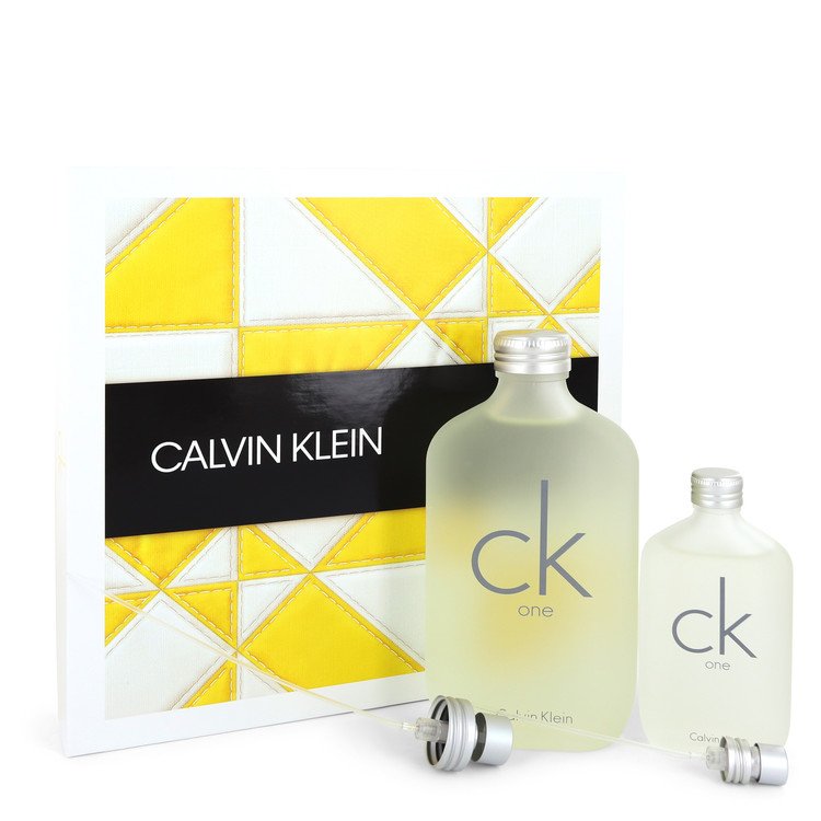 Ck One by Calvin Klein Gift Set -- 6.7 oz Eau De Toilette Spray + 1.7 oz Eau De Toilette Spray (Unisex)