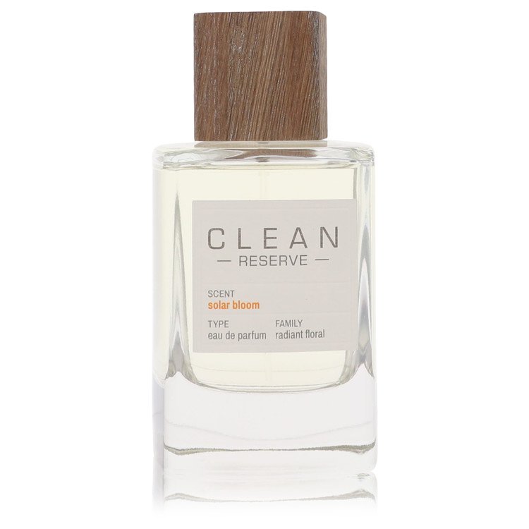 Clean Reserve Solar Bloom by Clean Eau De Parfum Spray (Unisex unboxed) 3.4 oz