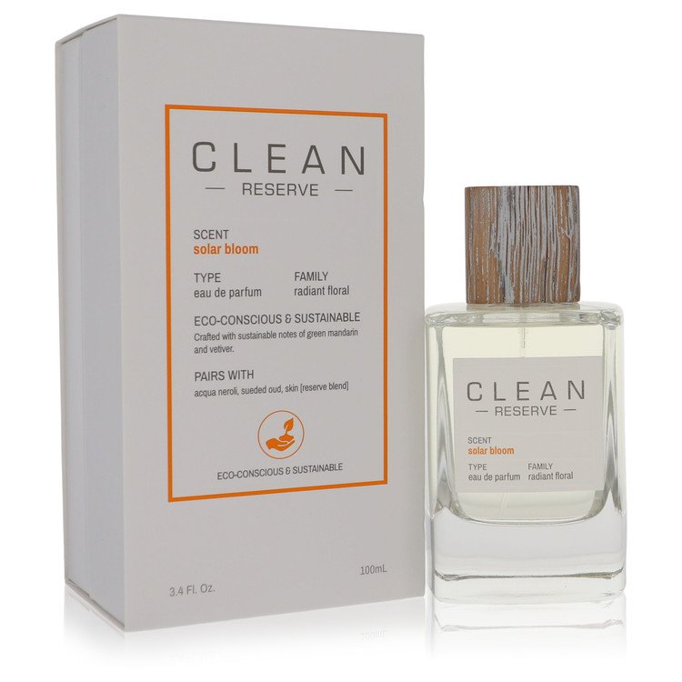 Clean Reserve Solar Bloom by Clean Eau De Parfum Spray (Unisex) 3.4 oz