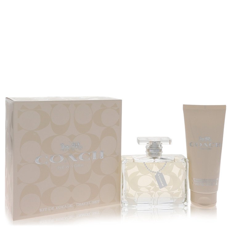 Coach Signature by Coach Gift Set -- 3.3 oz Eau De Parfum + 3.3 oz Body Lotion Travel Set