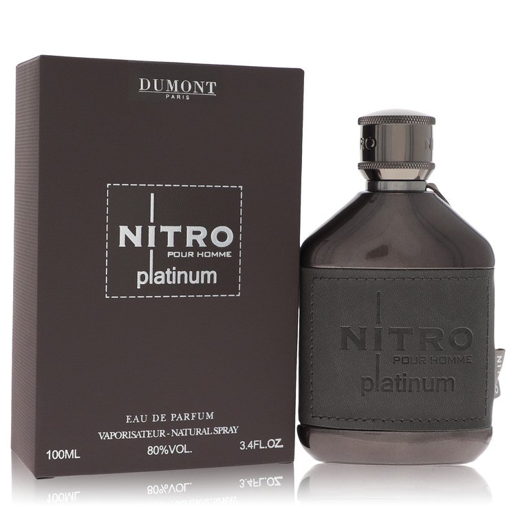 Dumont Nitro Platinum by Dumont Paris Eau De Parfum Spray 3.4 oz