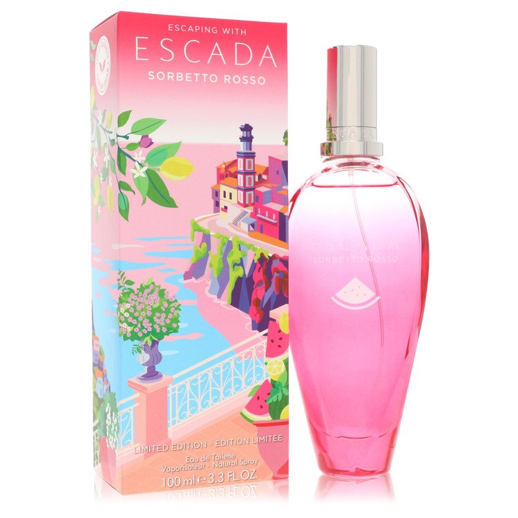 Escada Sorbetto Rosso by Escada Eau De Toilette Spray (Limited Edition) 3.3 oz