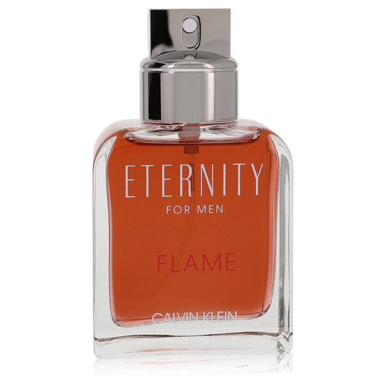 Eternity Flame by Calvin Klein Eau De Toilette Spray (unboxed) 3.4 oz