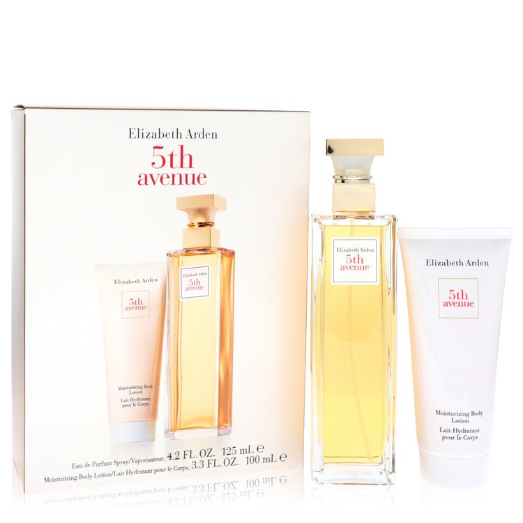 5Th Avenue by Elizabeth Arden Gift Set -- 4.2 oz Eau De Parfum Spray + 3.3 oz Body Lotion