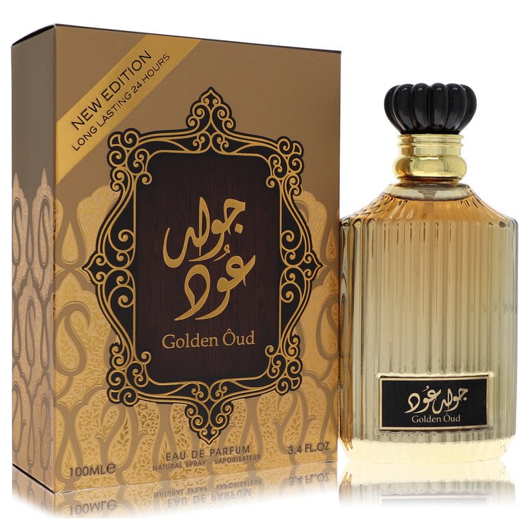 Lattafa Asdaaf Golden Oud by Lattafa Eau De Parfum Spray (Unisex) 3.4 oz