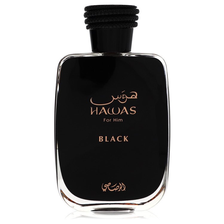 Hawas Black by Rasasi Eau De Parfum Spray (Unboxed) 3.3 oz