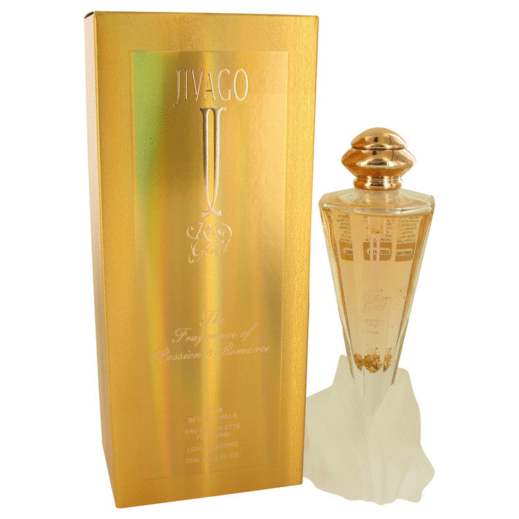 Jivago Rose Gold by Ilana Jivago Eau De Toilette Spray 2.5 oz