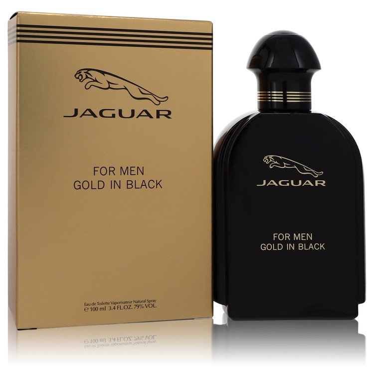 Jaguar Gold In Black by Jaguar Eau De Toilette Spray 3.4 oz