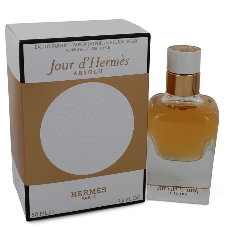 Jour D'hermes Absolu by Hermes Eau De Parfum Spray Refillable 1.6 oz