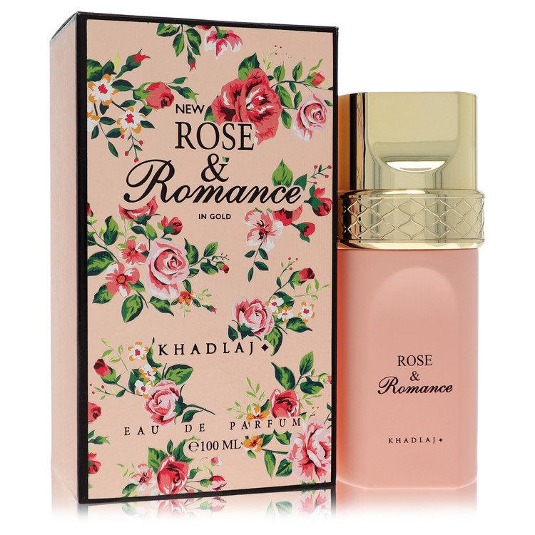 Khadlaj Rose & Romance In Gold by Khadlaj Eau De Parfum Spray 3.4 oz