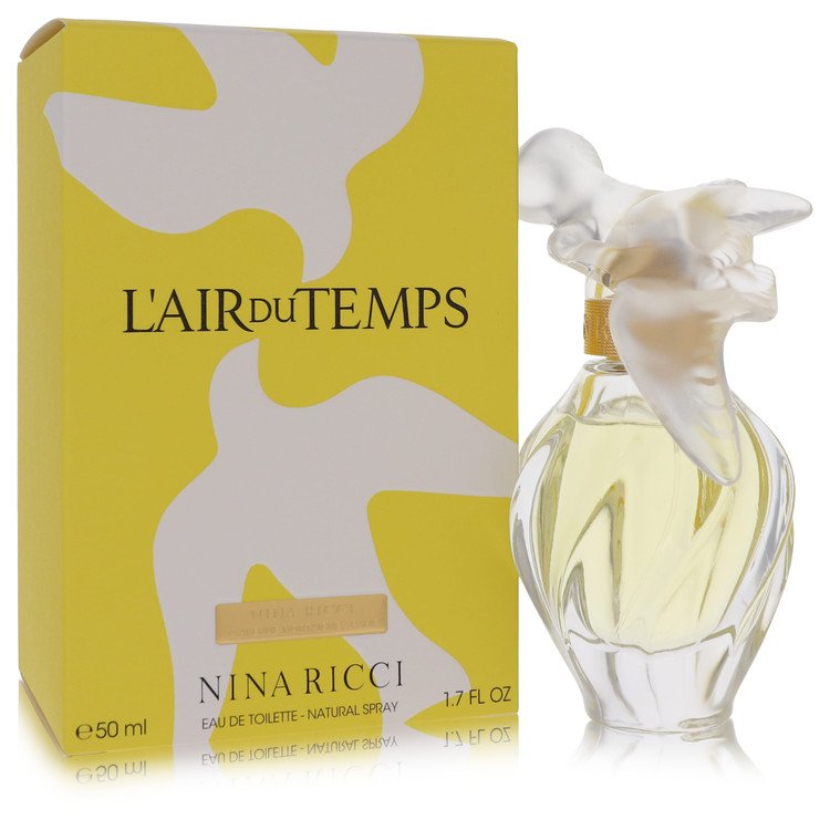 L'Air Du Temps by Nina Ricci Eau De Toilette Spray With Bird Cap 1.7 oz